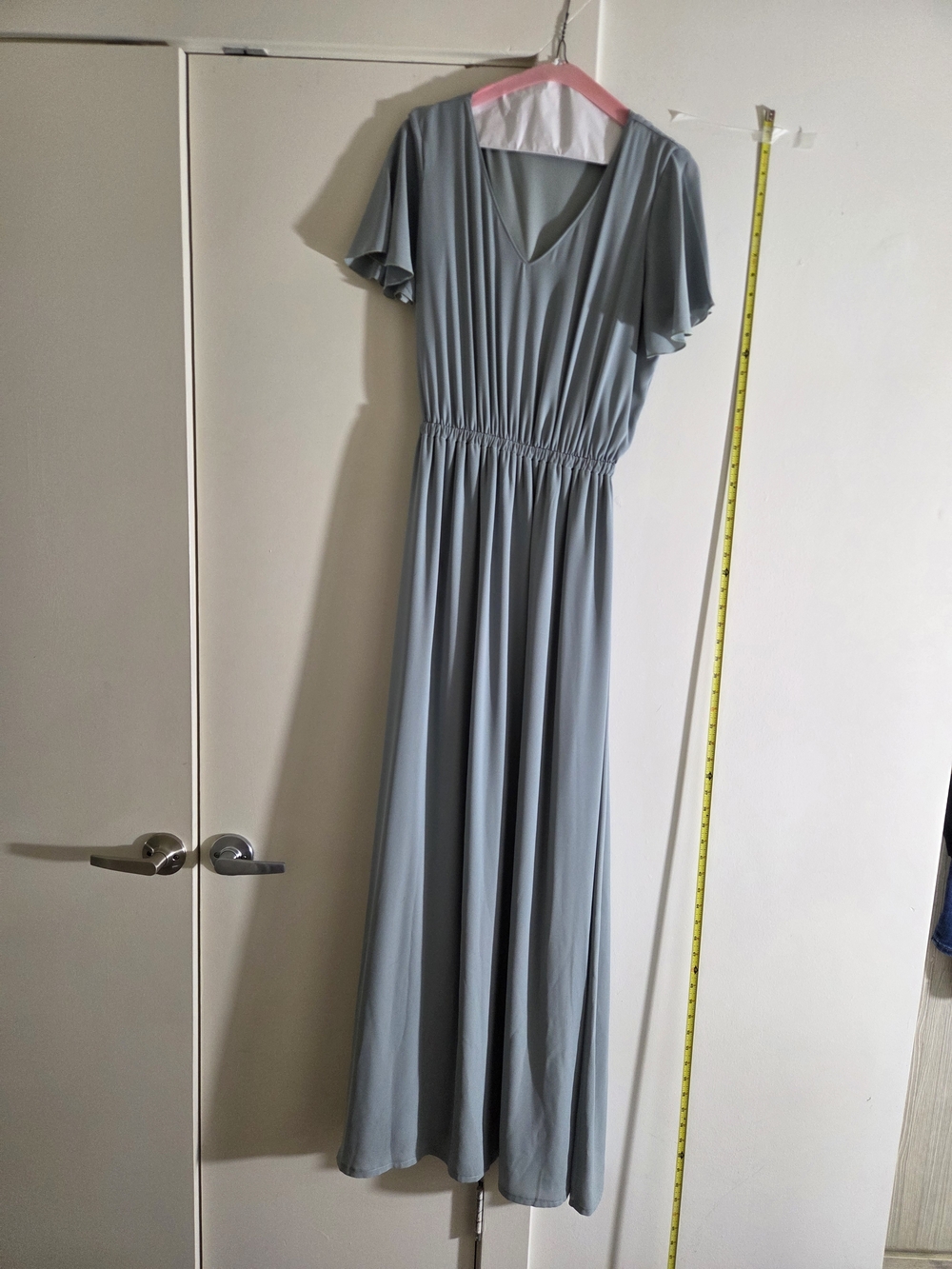 Show Me Your MuMu Light Blue V-Neck Maxi Dress